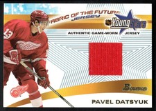 2001-02 Bowman YoungStars Fabric of the Future Pavel Datsyuk Jersey #FFJ-PD