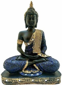 Sitting Buddha Lord Budh God Idol Statue Figurine Gift Showpiece - Picture 1 of 1