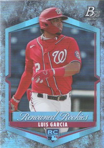 2021 Bowman Platinum Baseball Renowned Rookies #RR11 Luis Garcia