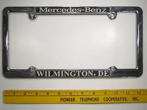 KUNSTSTOFF Kennzeichen HÄNDLER Auto Anhänger Rahmen Mercedes-Benz Wilmington DE 8Y3 - Bild 1 von 1