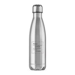 Behold The Field In Which I Grow My F*cks Water Bottle - Picture 1 of 7