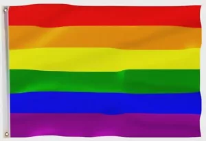 Regenbogen Flagge Fahne Hissflagge Peace 90X150 Lgbt Rainbow Flag Ösen Csd Pride - Bild 1 von 8