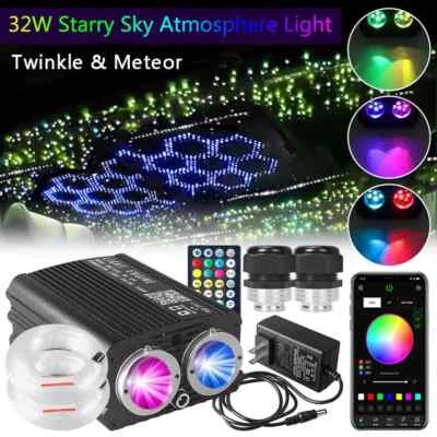 1200PC CAR HOME HEADLINER STAR LIGHT KIT ROOF TWINKLE CEILING LIGHTS FIBER OPTIC - Image 1 of 4