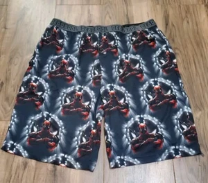 DEADPOOL Marvel  Mens Lounging Shorts With Pockets Size Large - Picture 1 of 5
