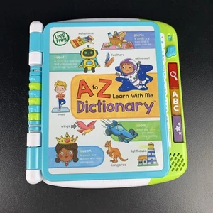 1908A Leap Frog A to Z Learn With Me Dictionary Kid's Pre School Educational Toy - Picture 1 of 9