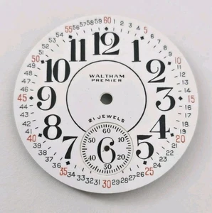 Waltham Premier 21 Jewels 16s Montgomery Emamal Dial Single Sunk - Bild 1 von 4