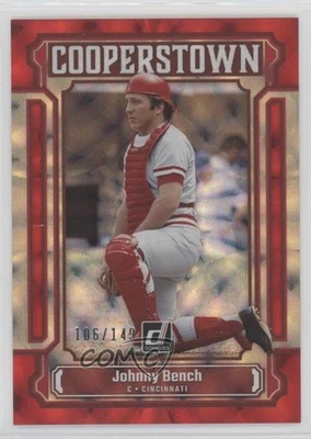 Banco Johnny Panini Donruss Cooperstown 2023 rojo/149 #CT9 HOF Foto 1 de 2