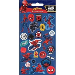 1X 25PK Reusable Spider-Man Paper Sticker Sheet Official Merchandise NEW UK - Picture 1 of 1