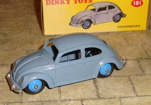 VOLKSWAGEN BEETLE CAR  - DINKY TOYS 181 - ATLAS EDITIONS REPRODUCTION c2017 - Picture 1 of 11