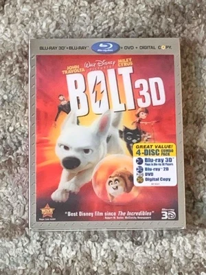 Bolt 3D: with Lenticular Slipcover (3D Blu-ray/Blu-ray/DVD 4-Disc 2011) - Image 1 of 4