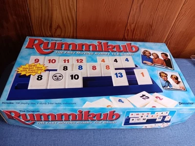 RUMMIKUB Rummy Tile Game, Easy To Grip Ti1es, 100% COMPLETE 1997 Vtg  - Image 1 of 3