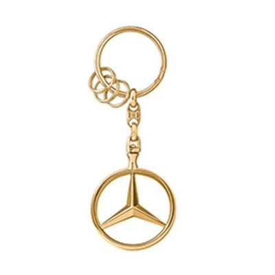 New Genuine Mercedes-Benz Star Key Ring Chain Gold OE 1443355 - Image 1 of 4