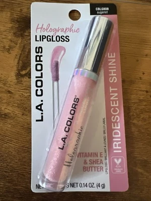 L. A. colors Holographic Sugared SHIMMER & Shine LipGloss CBLG808. - Image 1 of 2
