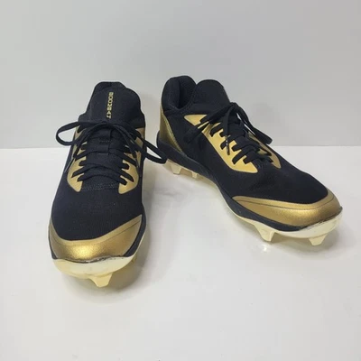 Мужские литые бутсы Boombah размер 9 хром золото металлик золото черный - Изображение 1 из 4