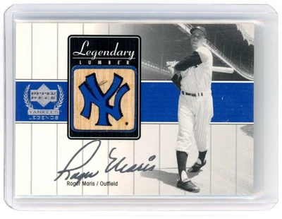 2000 Upper Deck Yankees Legends Roger Maris Legendary Lumber - Imagem 1 de 2