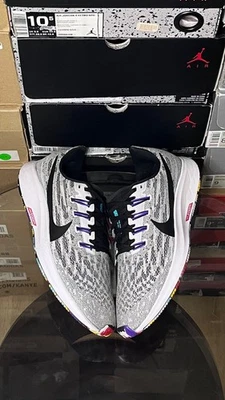 Nike Air Zoom Pegasus 36 AQ2203-104 Men’s Size  7.5 White Hyper Gape Shoes Used - Image 1 of 4