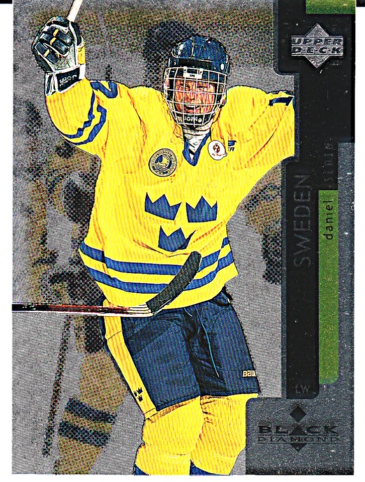 1997-98 BLACK DIAMOND #114 DANIEL SEDIN (RC) Rookie Vancouver Canucks - Image 1 of 1
