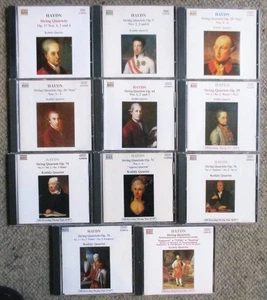 Naxos Haydn String Quartets Kodaly Quartet Classical 11 CD Lot Very Clean - Picture 1 of 2