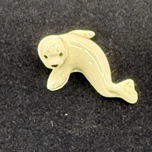 Hagen Renaker Baby Harp Seal White 1980's Collectible Trinket Figurine - Picture 1 of 6