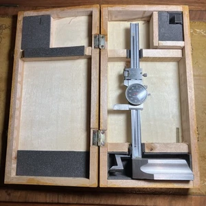 6” Shockproof Dial Height Gage Gauge Stainless Steel .001 Grad Single Column - Picture 1 of 24