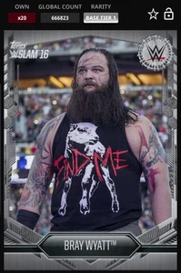 Topps Slam DIGITAL 2016 Bray Wyatt Base - Picture 1 of 1