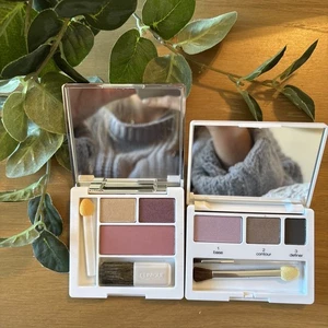 LOT OF 2 ๐ธ Clinique Eye Shadow Blush New Clover Beach Plum Slate Lilac Truffle - Picture 1 of 5