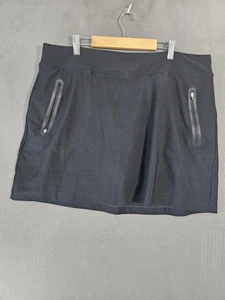 Nike Golf Dri-fit Mujer XL Skort Negro Deporte Tenis Atlético Tour Rendimiento  - Imagen 1 de 10