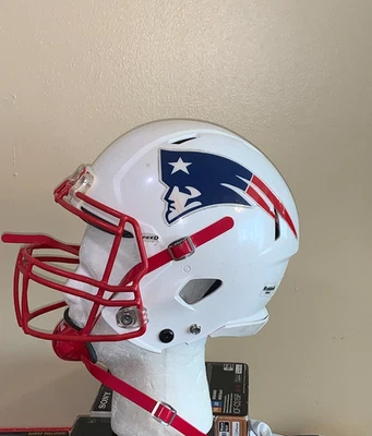 NFL 新英格兰爱国者官方 RIDDELL HELMET 2022 季青少年尺寸小号 — 第 1/4 张图片