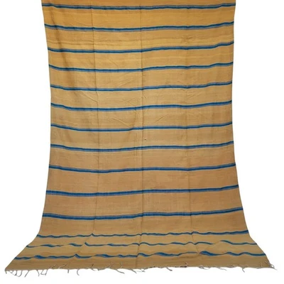 Vintage Moroccan Berber Rug in Earth & Indigo, Handwoven Elegance Berber Carpet - Image 1 of 4