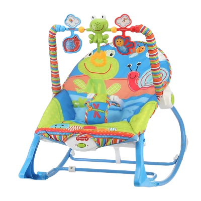 带 & 可拆卸座椅摇椅振动便携式摇椅婴儿 Uciolooctik — 第 1/4 张图片