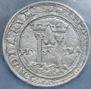 1516-1556 Cob 2 Reales Mexico ANACS EF40 Shipwreck Silver Spanish Colonial *J372 - Picture 1 of 3