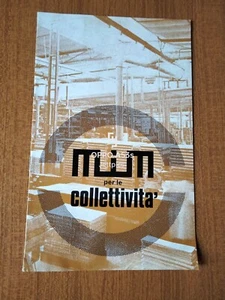 BROCHURE MIM PER COLLETIVITA ITALIAN DESIGN SEDIE MOBILI VINTAGE 1967 - Foto 1 di 4