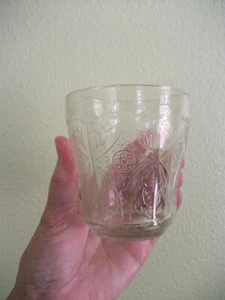 Crystal Clear Federal Depression Glass Madrid 4" Juice High Ball Drinking Water - Picture 1 of 3