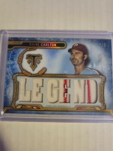2020 Topps Triple Threads Legend Relic Sapphire Steve Carlton RLC-SC 3/3 Phillie