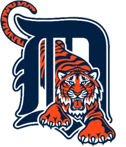 Calcomanía de los Tigres de Detroit ~ Pegatina de pared de vinilo para automóvil - Pared, pequeña a XLarge - Imagen 1 de 1