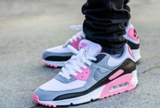 nike air max 90 pink and black