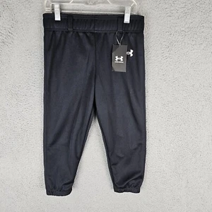 Under Armour Jugend Relaxed Fit T Ball Baseball Hose schwarz Größe Jugend Medium neu mit Etikett - Bild 1 von 10