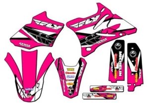 2002-2014 YZ 85 13 FLY Pink Senge Graphics Kit Compatible with Yamaha - Picture 1 of 10
