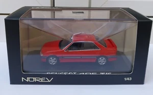 Peugeot 406 T16 super berline red Norev 474505 MIB 1:43 504 604 505 605 407 607 - Imagen 1 de 4