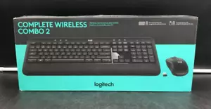Logitech Complete Wireless Combo 2 Keyboard and Mouse (920-011894) - NEW - Picture 1 of 6