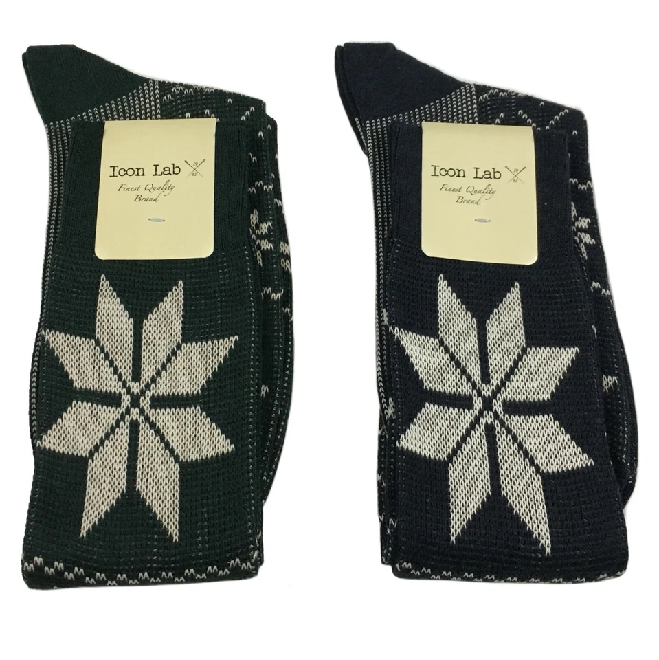 Calcetín Hombre Diseño Navidad ICON LAB 100% Algodón HECHO EN ITALIA - Imagen 1 de 1