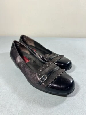 Munro Mujer Marrón Cuero Slip On Ballet Pisos Talla 6 Foto 1 de 3