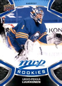 2021-22 Oberdeck MVP blau Rookie RC #241 Ukko-Pekka Luukkonen blau - Bild 1 von 2