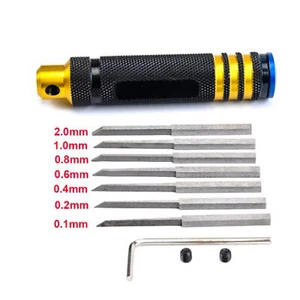7 in 1 Prime Model Scriber Resin Carved Scribe Line Chisel Hobby Cutting Tool Y - Imagen 1 de 10
