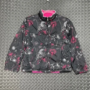 Abrigo ZeroXposur Negro Rosa Reversible Invierno Cremallera Completa Niñas Jóvenes Talla Mediana - Imagen 1 de 9
