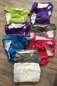 Luxja Dog Diapers Extra Large Washable Reusable Set Of 7 W/ 4 Pads - Picture 1 of 1