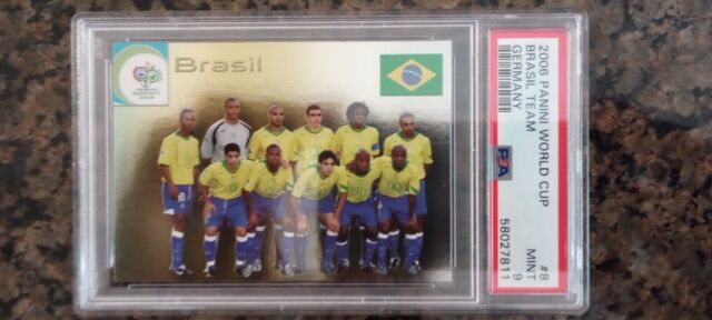 Panini Soccer Card Ronaldinho Brasil #60 World Cup Germany 2006 SGC 8,5  Nm-Mt+