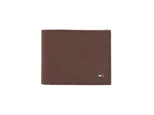 Tommy Hilfiger Men's Bi-Fold Wallet 2-Fold (Brown) $48 - Picture 1 of 5