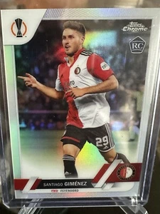 Santiago Gimenez RC Refractor 2022-23 Topps Chrome UEFA #153 - Bild 1 von 1