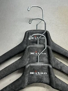 3 KITON Mantel Jackenbügel BK Heavy Duty Verbund Holzmaserung - Bild 1 von 7